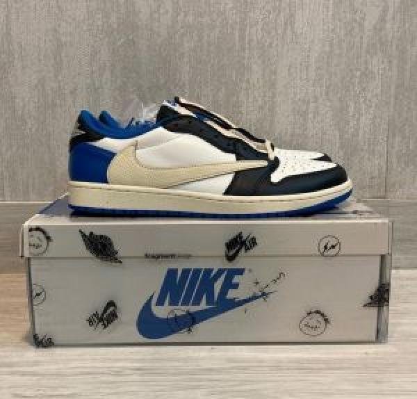 Travis Scott X Fragment X Air Jordan 1 Low OG TOP BATCH UA - Image 4
