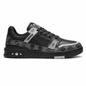 Louis Vuitton Trainer Black Grey  TOP BATCH UA
