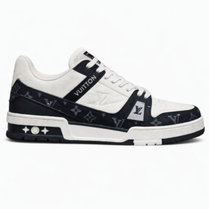 Louis Vuittton LV Trainer Monogram White Black Denim TOP BATCH UA