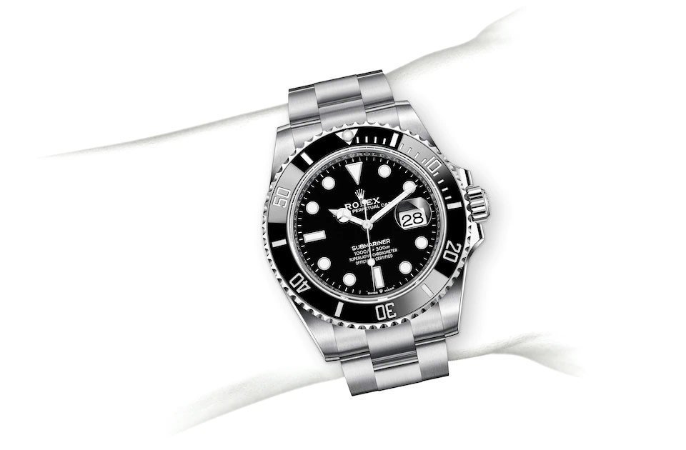 ROLEX SUBMARINE Black dial Date - Image 2