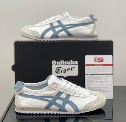 Branded Tiger Sneakers Mexico 66 White Blue Ice - Image 3