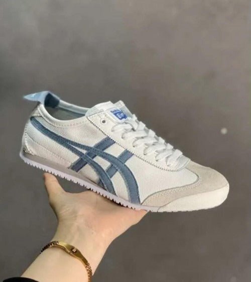 Branded Tiger Sneakers Mexico 66 White Blue Ice - Image 4