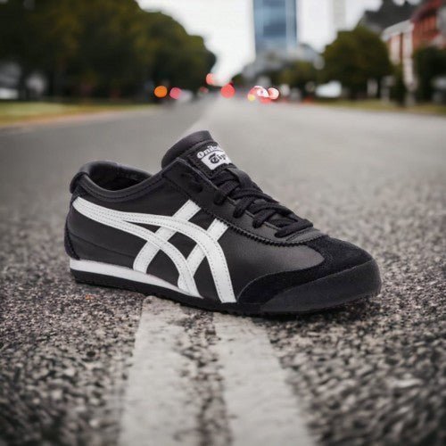 Branded Tiger Sneakers Mexico 66 Black White For Men's - Image 3