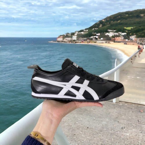 Branded Tiger Sneakers Mexico 66 Black White For Men's - Image 4