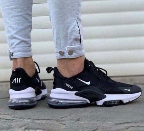 Branded Airmax 950 Black White Shoes For Men's - Image 4