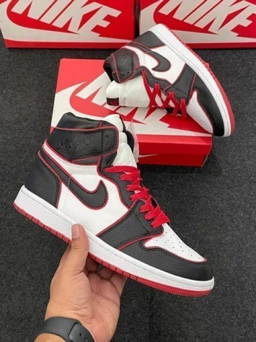 Branded Air Retro 1 High Bloodline Red Black - Image 2