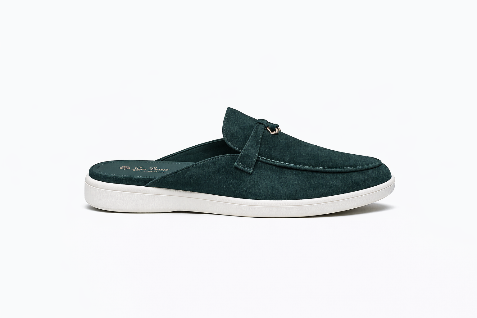 Loro Piana Babouche Loafers Green 212 TOP BATCH UA