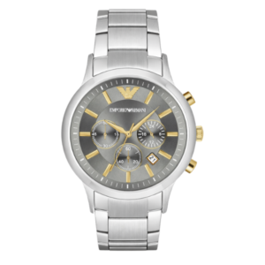 Emporio Armani Classic Silver Black Gold