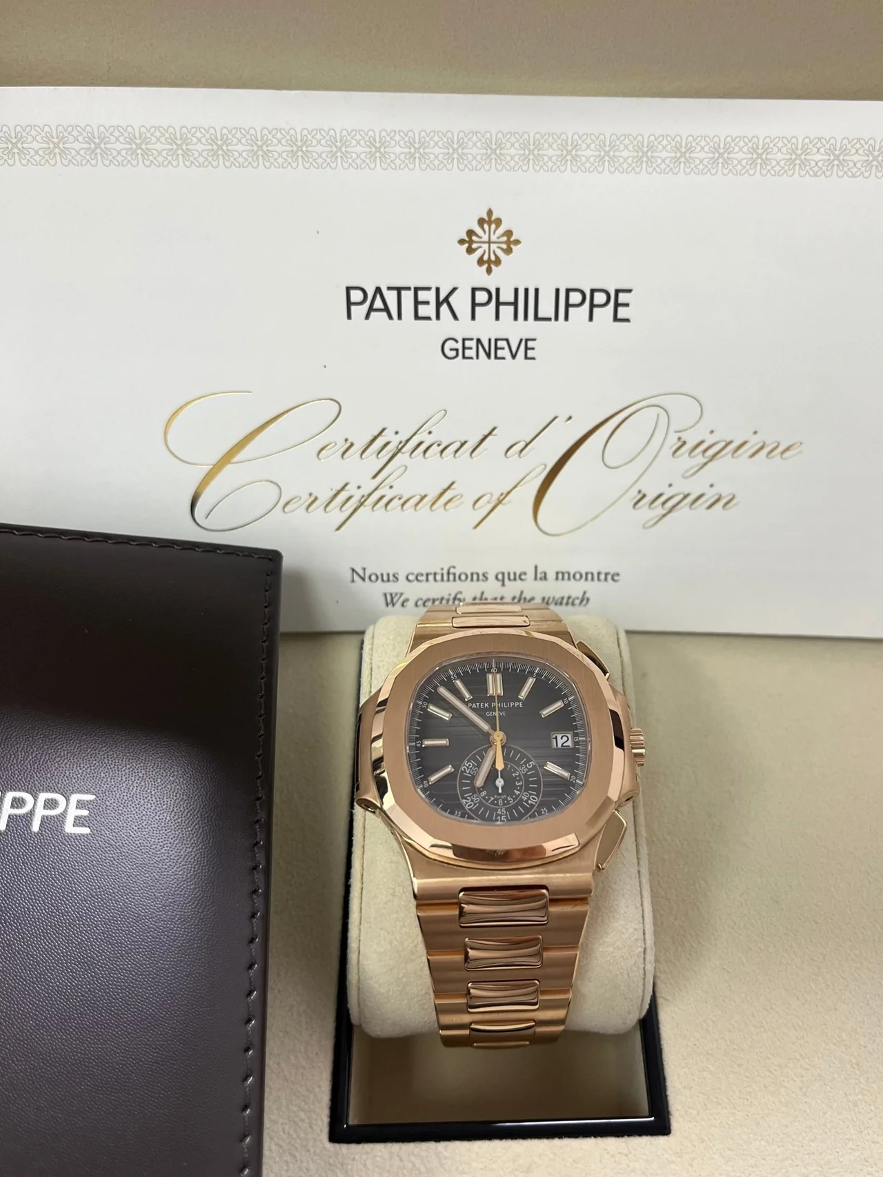 Patek Philippe Nautilus Rose Gold/ Black Gradient Dial - Image 8
