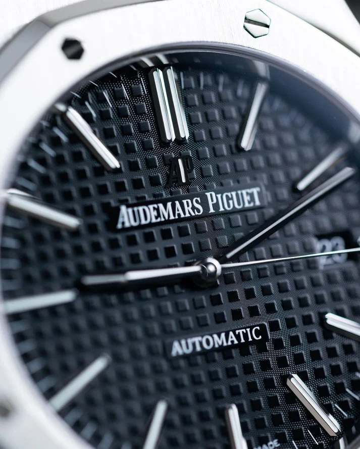 Audemars Piguet AP Royal Oak Silver Black Metal - Image 5