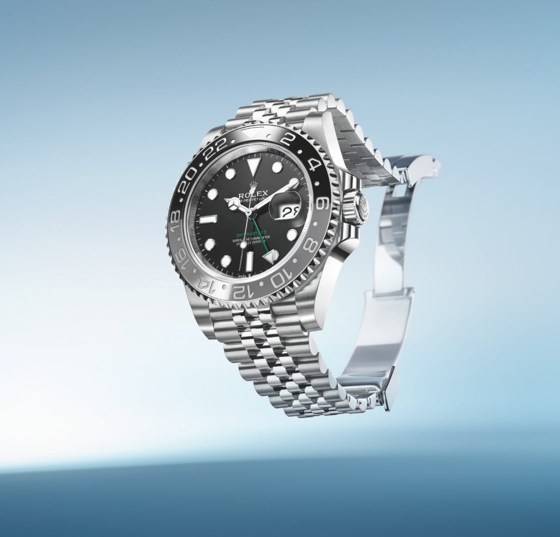 GMT-Master II black dial date Jubilee bracelet. - Image 3