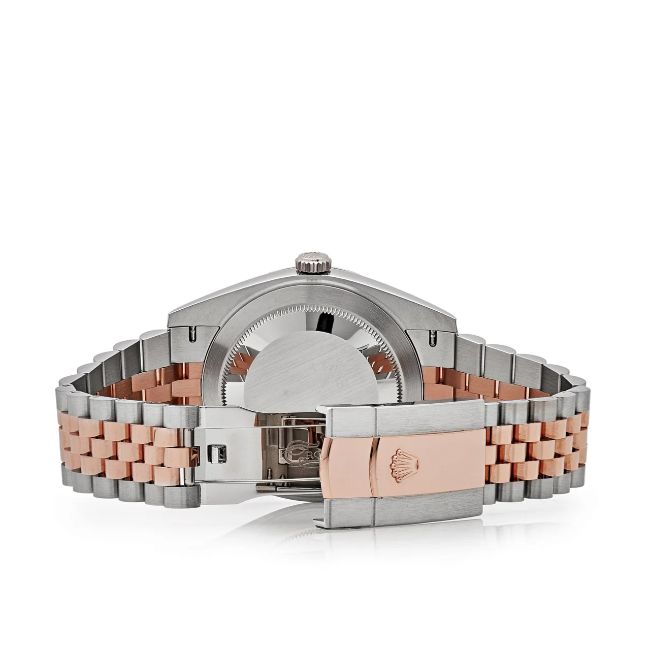 Rolex Date just 41 Two-Toned Rose Gold Stainless Steel Brown Dial - Image 6