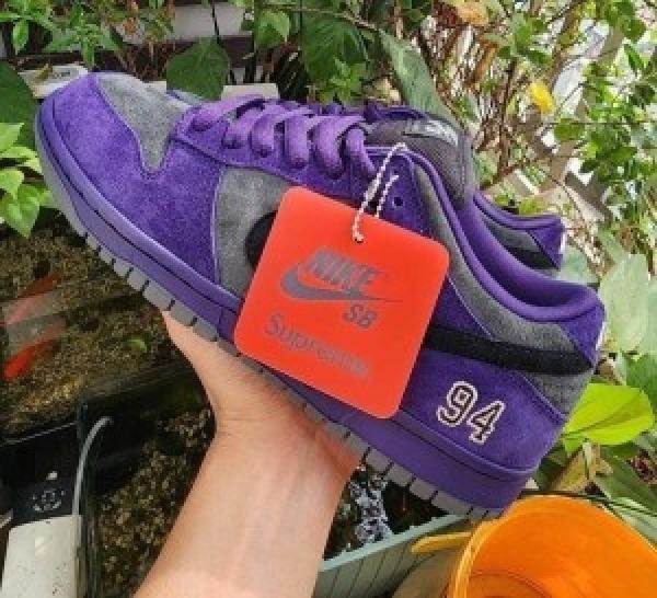 supreme x Nikke sb dunk low ink iron grey fixed - Image 4