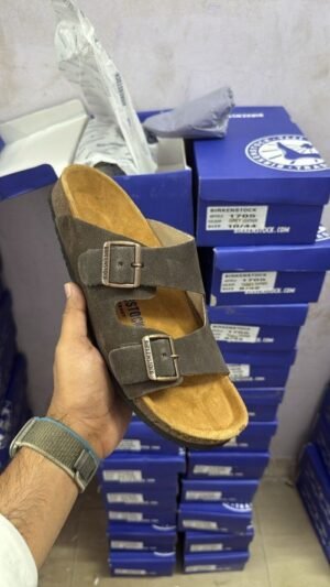 Birkenstock Arizona Slides Dark Grey