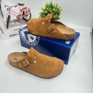 Birkenstock boston Tan Suede Leather