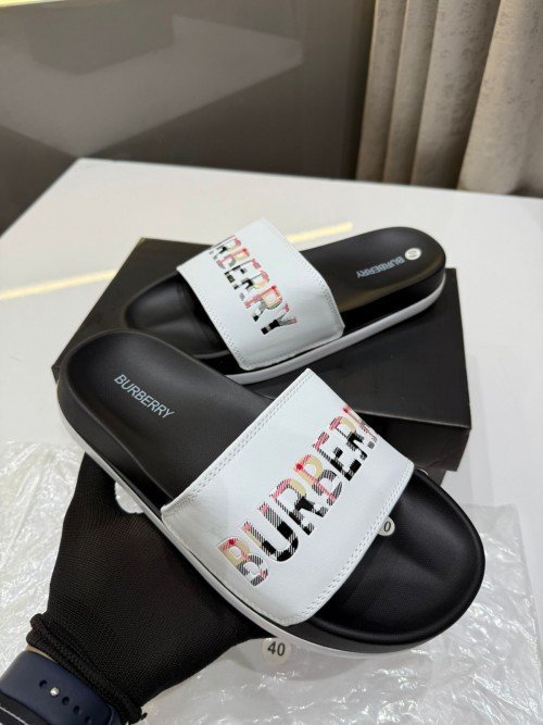 Burberry Soft-Bottom Slides