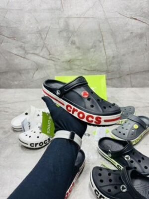 CROCS BAYABAND BLACK RED