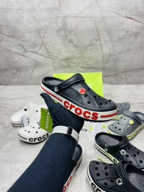 CROCS BAYABAND BLACK RED