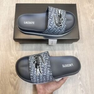 Lacoste Soft Cusion Premium Grey Black Flip Flop