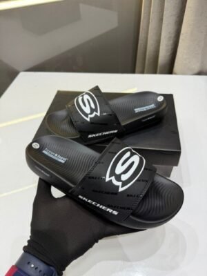 Skechers Hyper Burst Recovery Logo Slide