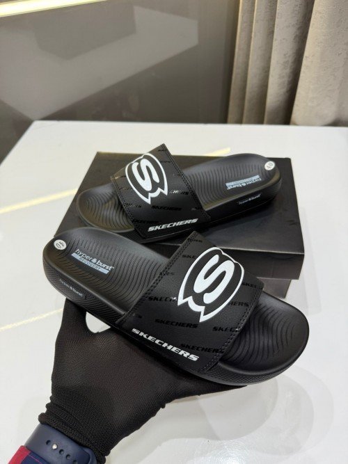 Skechers Hyper Burst Recovery Logo Slide