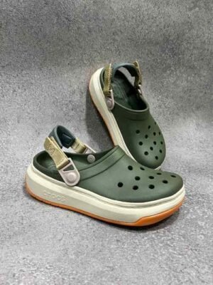 Crocss Original Full Force Clogs Green Grey