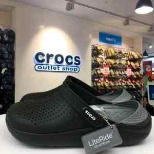 Crocss Literide Black Grey