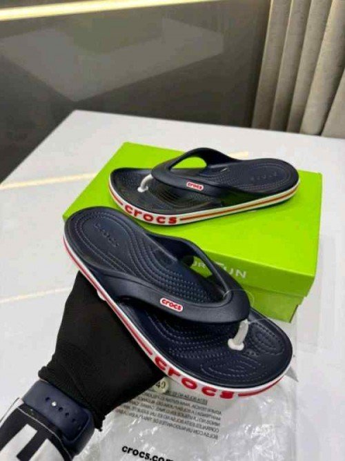 crocss Flip Flops Bayaband Navy Blue