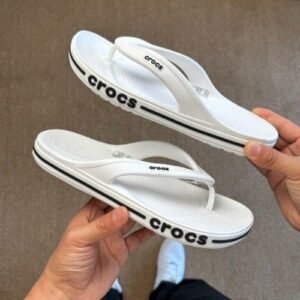 CROCCS BAYABAND FLIP FLOP WHITE