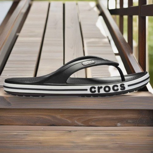 CROCCS BAYABAND FLIP FLOP BLACK FOR MEN - Image 2