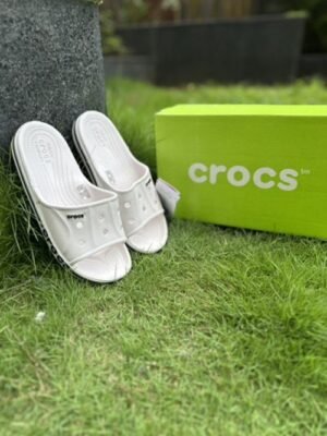 Crocs_Bayaband_White_Slide