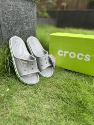 Crocs_Bayaband_Grey_Slide