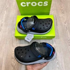 Croc.s Classic Hiker Ikat Black Ash Clogs