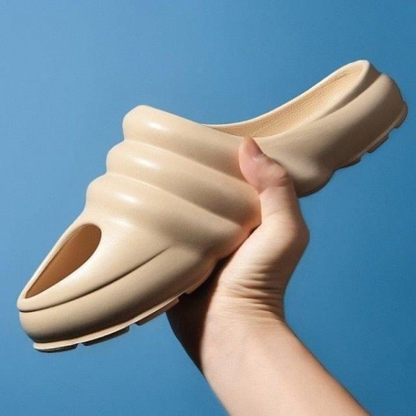 Adida_s Yeezy Clog Snail Foam Slide Beige