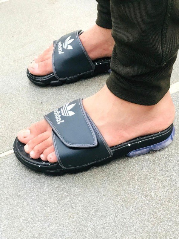 Adida_s Swim Slider Flip Flop Oreo Black. - Image 2