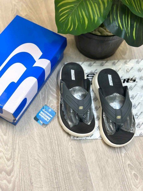Skecherrs Go Walk Comfort Premium Grey Cream Simplex - Image 2