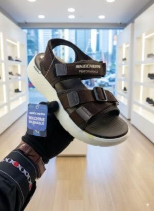 Skecher-rs-Go Walk brown Premium Sandal