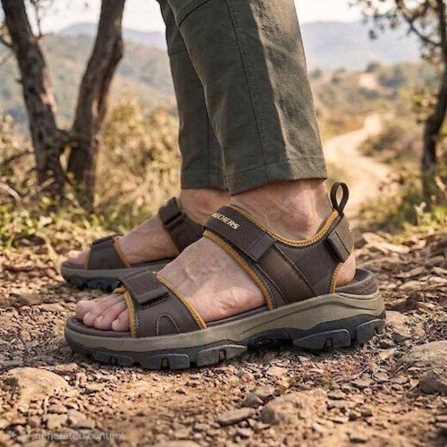 Skecher.s Go Recover Tresmen Ryer Premium Brown Beige Sports Sandal - Image 2