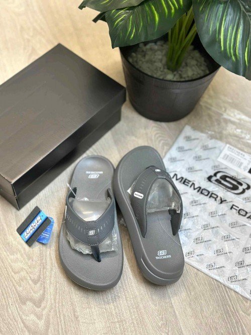 Skecher.s Relaxed Fit Super Comfort Premium Grey Simplex - Image 2