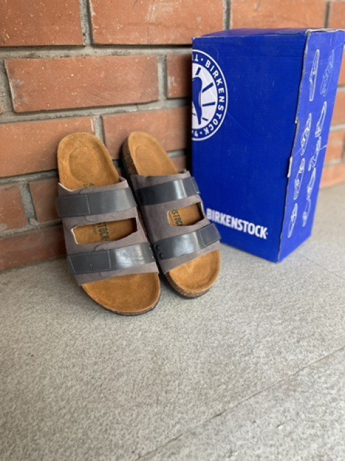Birkenstock Uji Nubuck Leather Suede Grey