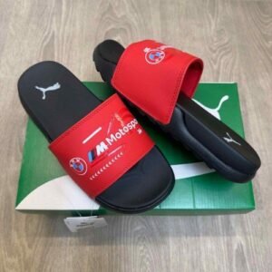 Pumma BMW Motorsport Soft Comfort Premium Red Black Slides