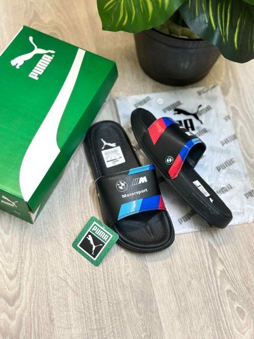 Pum.a BMW Motorsport Leadcat 2.0 Premium Black Flip-Flop - Image 2