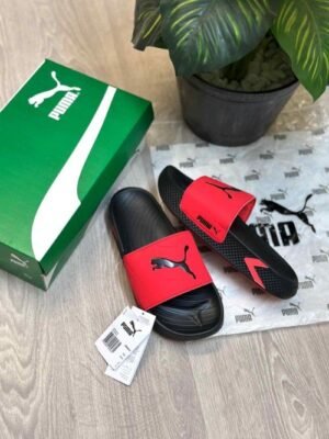 Pum.a SoftridePro Leadpuff Red Black Slides