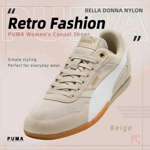 Pumaa Sneaker Bella Donna Nylon - Beige