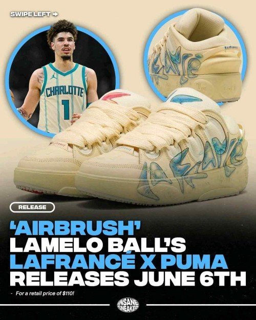 Pumaa. LaMelo Ball LaFranc Airbrush - Image 2