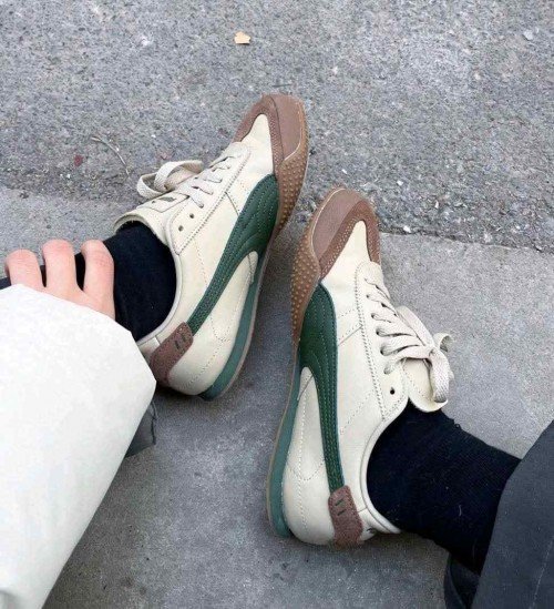 pumaa. Bella UT Leather Beige Green Gum - Image 2