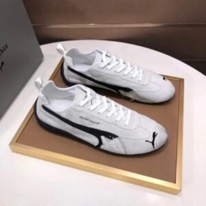 Balenciaga xPumma White and Black Athletic Shoes