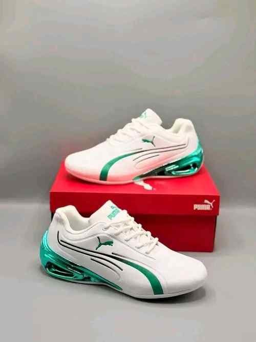 Pumaa Super GT Sport White Green