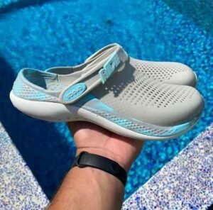Crocss 360 literide aqua grey