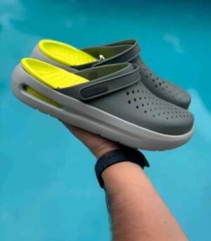 Crocss inmotion Clogs Grey Yellow